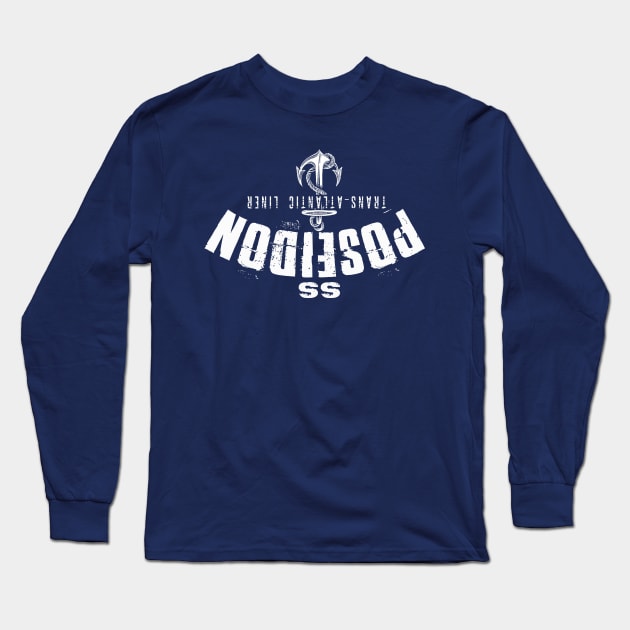 Poseidon Long Sleeve T-Shirt by MindsparkCreative